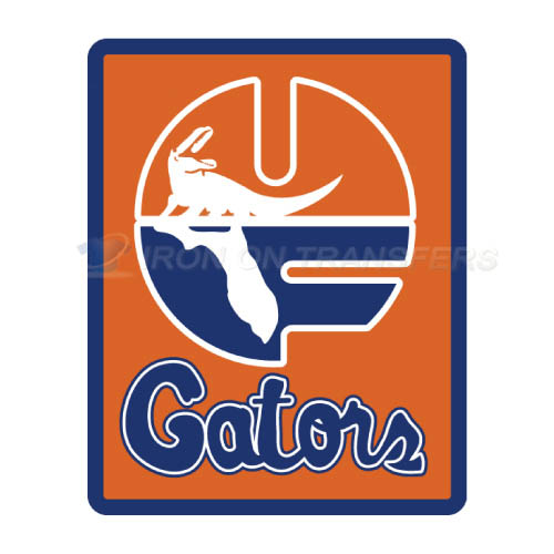 Florida Gators Logo T-shirts Iron On Transfers N4383 - Click Image to Close